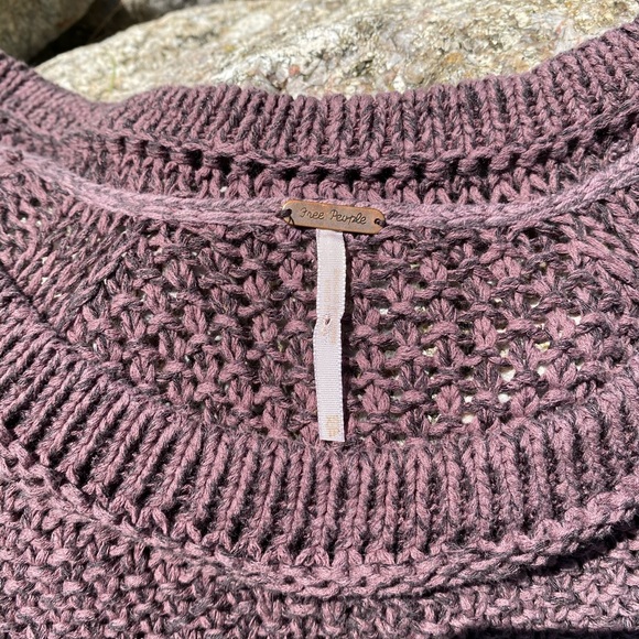 Free people long sleeve knit sweater - Picture 3 of 4